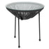 Valencia Oval Comfort Series Take Ten Rattan Table with Glass Top