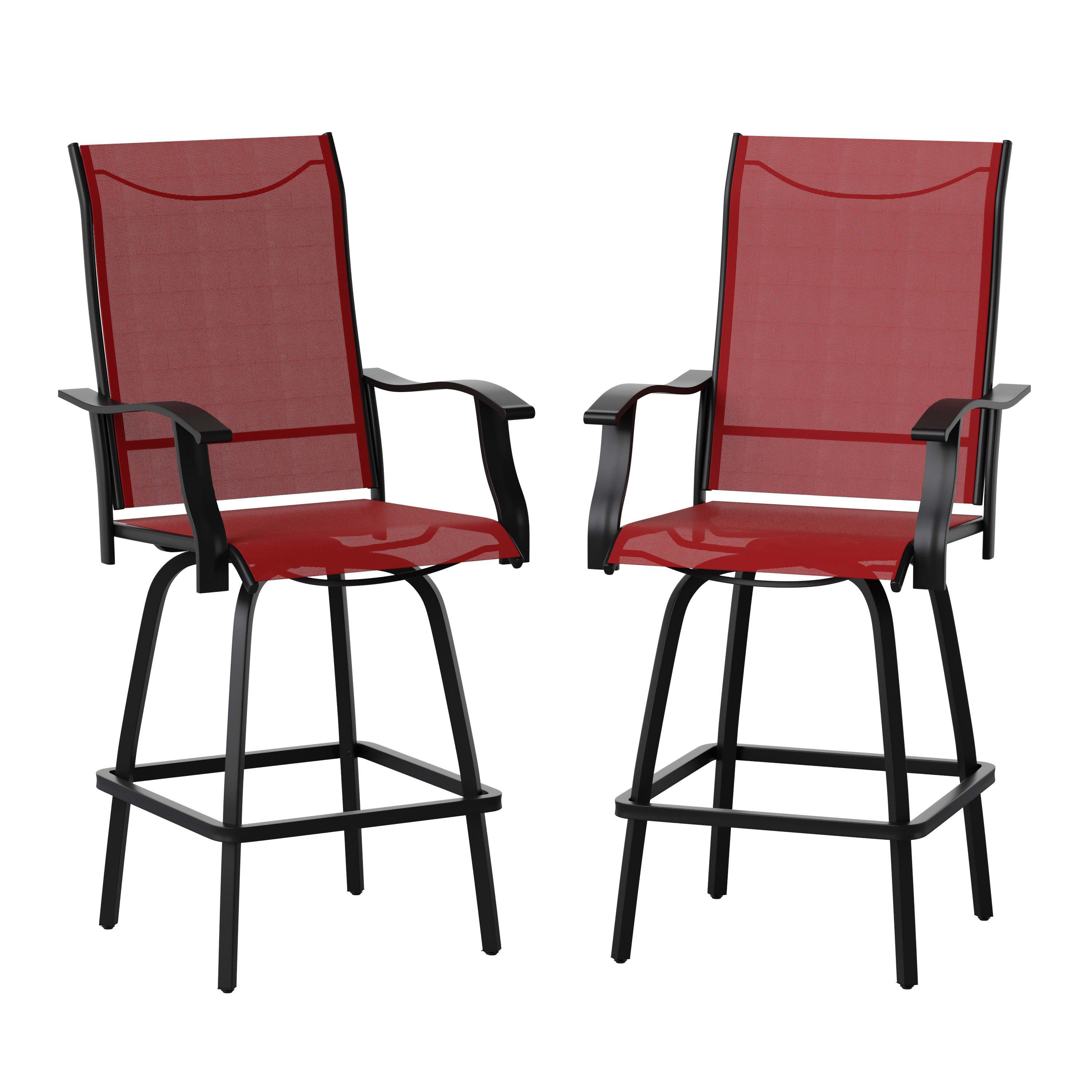 2PK Swivel Patio Stool 2 ET SWVLPTO 30 BizChair