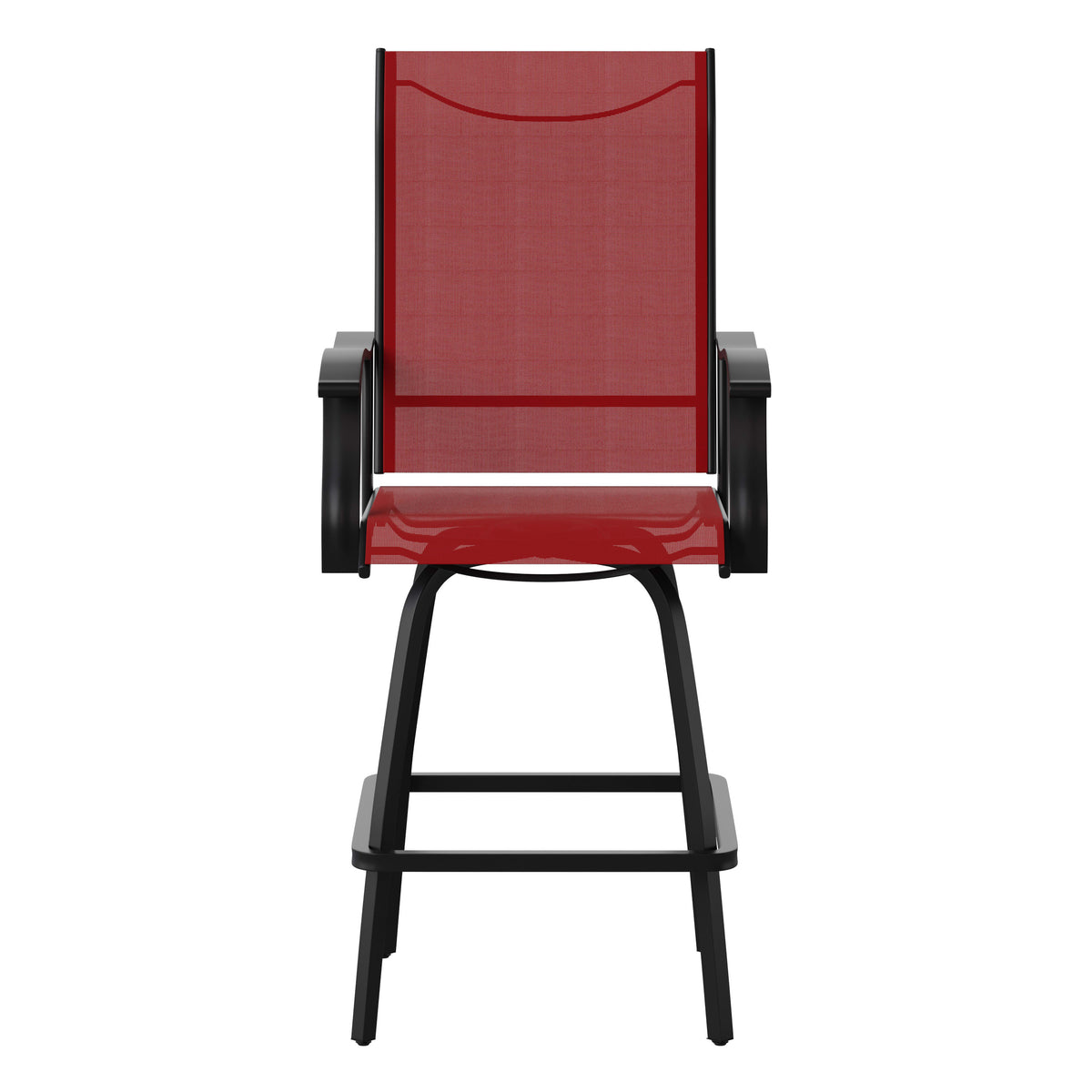 Red |#| Outdoor Stool - 30 inch Patio Bar Stool / Garden Chair, Red(Set of 2)