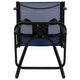 Navy |#| Outdoor Stool - 30 inch Patio Bar Stool / Garden Chair, Navy (Set of 2)