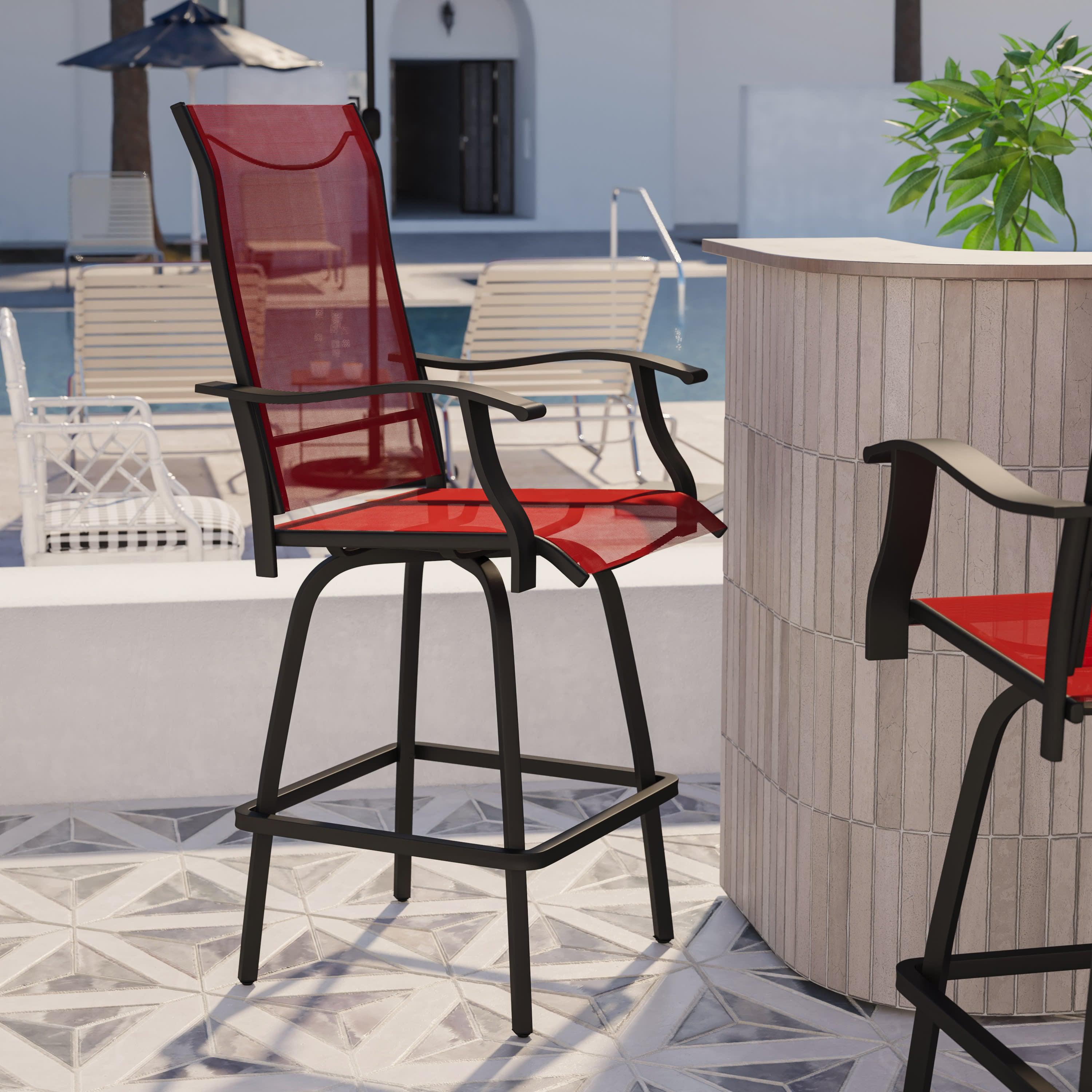 2PK Swivel Patio Stool 2 ET SWVLPTO 30 BizChair