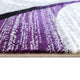 Purple,8' x 10' |#| Modern Distressed Swirl Abstract Style Indoor Area Rug in Purple - 8' x 10'