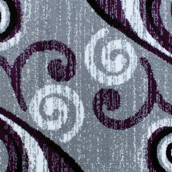 Turquoise,8' x 10' |#| Modern Distressed Swirl Abstract Style Indoor Area Rug in Turquoise - 8' x 10'