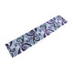 Purple,2' x 11' |#| Modern Distressed Swirl Abstract Style Indoor Area Rug in Purple - 2' x 11'
