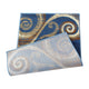 Blue,2' x 3' |#| Modern Distressed Swirl Abstract Style Indoor Area Rug in Blue - 2' x 3'