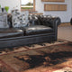 6' x 9' |#| Nature Inspired Mother Bear with 2 Cubs Brown Indoor Olefin Area Rug - 6' x 9'