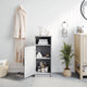 Gray |#| Modern Bathroom Storage Cabinet with Magnetic Close Door and 3 shelves - Gray