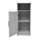Gray |#| Modern Bathroom Storage Cabinet with Magnetic Close Door and 3 shelves - Gray