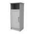 Vega Bathroom Storage Cabinet Organizer with Magnetic Closure Door, In-Cabinet Adjustable Shelf, and Upper Open Shelf