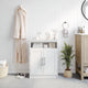 White |#| Modern Bathroom Storage Cabinet with 2 Magnetic Close Doors and Shelves - White