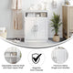 White |#| Modern Bathroom Storage Cabinet with 2 Magnetic Close Doors and Shelves - White