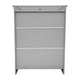 Gray |#| Modern Bathroom Storage Cabinet with 2 Magnetic Close Doors and Shelves - Gray