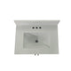 Gray,24" |#| 24 Inch Bathroom Vanity with Undermount Sink and Open Storage Shelf in Gray