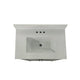 Gray,30" |#| 30 Inch Bathroom Vanity with Undermount Sink and Open Storage Shelf in Gray