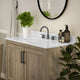 Brown,36" |#| 36 Inch Bathroom Vanity with Undermount Sink and Open Storage Shelf in Brown