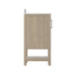 Brown,36" |#| 36 Inch Bathroom Vanity with Undermount Sink and Open Storage Shelf in Brown