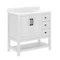  White Frame/Black Hardware