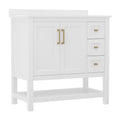  White Frame/Gold Hardware