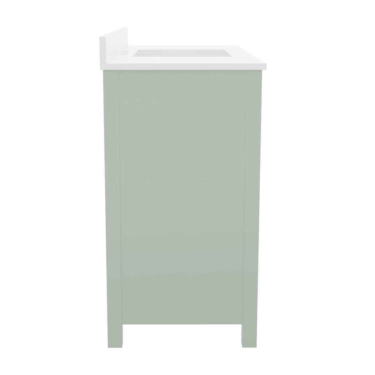 Gray |#| 48 Inch Bathroom Vanity with Sink, Storage Cabinet, and 9 Drawers in Gray
