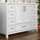 White |#| 48 Inch Bathroom Vanity with Sink, Storage Cabinet, and 9 Drawers in White