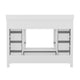 White |#| 48 Inch Bathroom Vanity with Sink, Storage Cabinet, and 9 Drawers in White