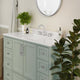 Gray |#| 48 Inch Bathroom Vanity with Sink, Storage Cabinet, and 9 Drawers in Gray