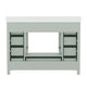 Gray |#| 48 Inch Bathroom Vanity with Sink, Storage Cabinet, and 9 Drawers in Gray