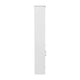 White |#| Modern Freestanding Linen Tower with Shelves and Magnetic Close Door - White