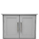 Gray |#| Modern Bathroom Wall Mount Medicine Cabinet with Magnetic Close Doors in Gray