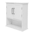 White |#| Modern Bathroom Wall Mount Medicine Cabinet with Magnetic Close Doors in White
