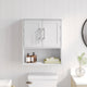 White |#| Modern Bathroom Wall Mount Medicine Cabinet with Magnetic Close Doors in White