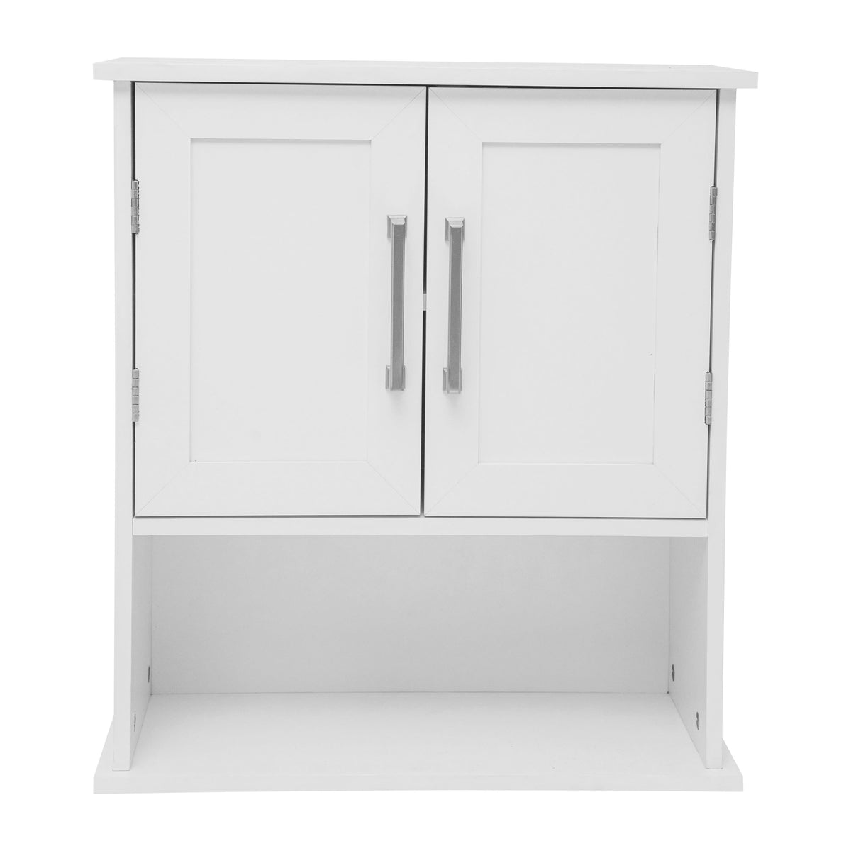 White |#| Modern Bathroom Wall Mount Medicine Cabinet with Magnetic Close Doors in White