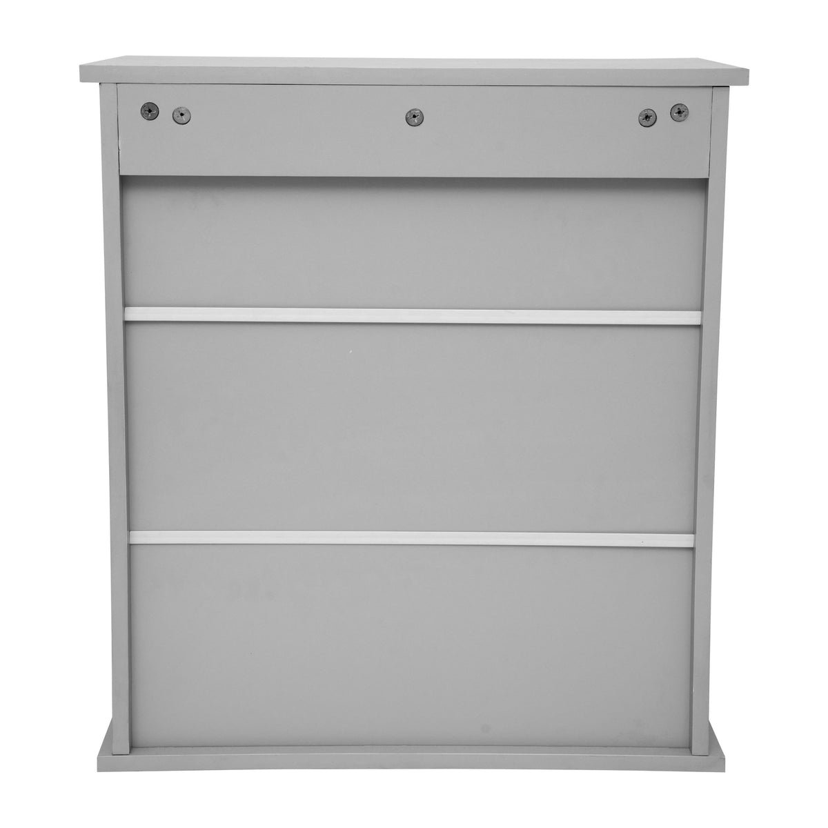 Gray |#| Modern Bathroom Wall Mount Medicine Cabinet with Magnetic Close Doors in Gray