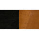 Black Vinyl Seat/Cherry Wood Frame |#| Vertical Slat Back Cherry Wood Restaurant Barstool - Black Vinyl Seat