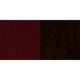 Burgundy Vinyl Seat/Walnut Wood Frame |#| Vertical Slat Back Walnut Wood Restaurant Barstool - Burgundy Vinyl Seat