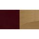 Burgundy Vinyl Seat/Natural Wood Frame |#| Vertical Slat Back Natural Wood Restaurant Chair - Burgundy Vinyl Seat
