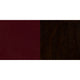 Burgundy Vinyl Seat/Walnut Wood Frame |#| Vertical Slat Back Walnut Wood Restaurant Chair - Burgundy Vinyl Seat
