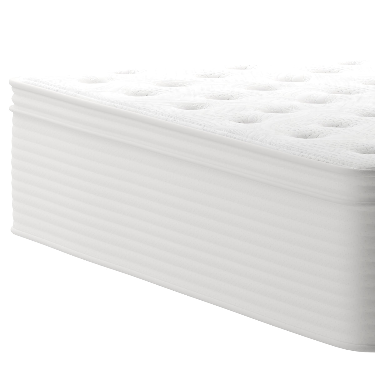 King |#| Commercial 14 Inch Memory Foam and Pocket Spring Hybrid Mattress in a Box - King