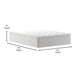 Queen |#| Commercial 14 Inch Memory Foam and Pocket Spring Hybrid Mattress in a Box-Queen