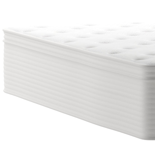 Queen |#| Commercial 14 Inch Memory Foam and Pocket Spring Hybrid Mattress in a Box-Queen