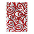 Willow Collection Modern High-Low Pile Swirled Area Rug - Olefin Accent Rug - Entryway, Bedroom, Living Room