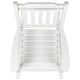 White |#| Outdoor Patio All-Weather Poly Resin Wood Rocking Chair in White