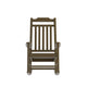 Mahogany |#| Outdoor Patio All-Weather Poly Resin Wood Rocking Chair in Mahogany