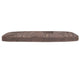 Rustic Walnut Wood Seat for Colorful Metal Chairs - Wood Seat Attachment