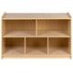 24"H x 36"L |#| Wooden 5 Section School Classroom Storage Cabinet for Commercial or Home Use