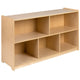 30"H x 48"L |#| Wooden 5 Section School Classroom Storage Cabinet for Commercial or Home Use