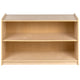 24"H x 36"L |#| Wooden 2 Section School Classroom Storage Cabinet for Commercial or Home Use