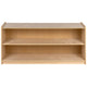 24"H x 48"L |#| Wooden 2 Section School Classroom Storage Cabinet for Commercial or Home Use