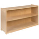 30"H x 48"L |#| Wooden 2 Section School Classroom Storage Cabinet for Commercial or Home Use