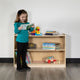 24"H x 36"L |#| Wooden 2 Section School Classroom Storage Cabinet for Commercial or Home Use